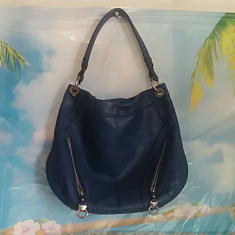 B Makowsky  blue bag